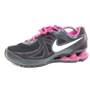Nike Reax Run 7 Womens Athletic Running Shoes Size 8 Black Pink Gray